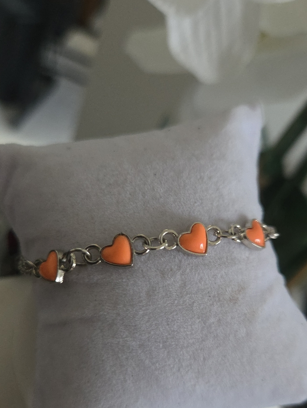Paparazzi Smitten Sweethearts Orange Bracelet NWT